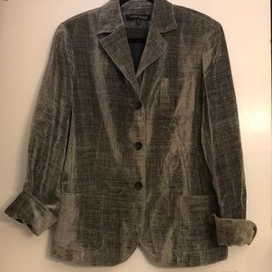 Ann Klein Seville Row Charcoal Blazer Jacket 16
